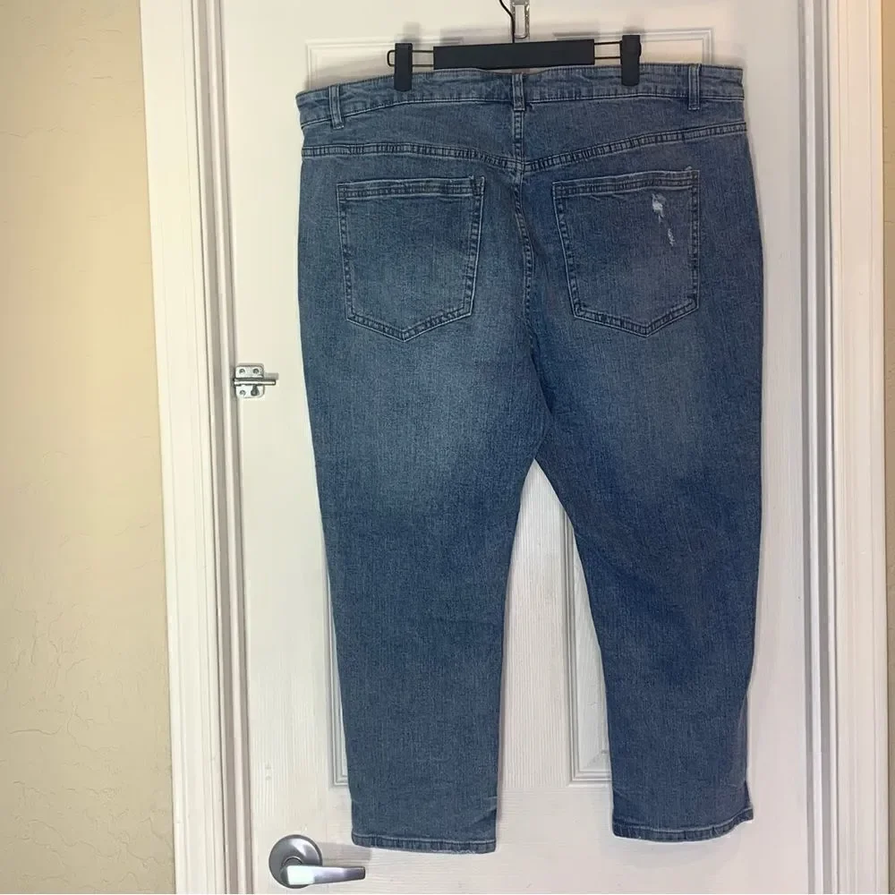 Eloquii Distressed Crop Jeans Size 16G